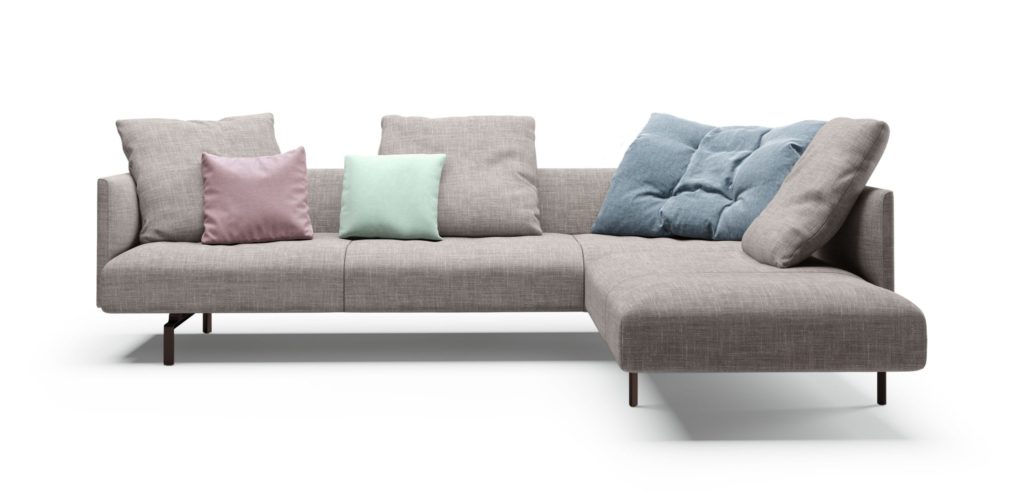 Walter Knoll Muud Sofa mit Recamiere in Stoff