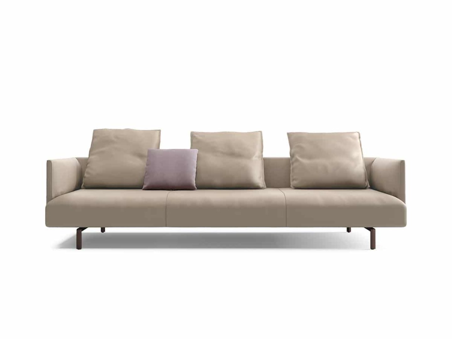 Canapé Muud - 2,5 places - Cuir Select Shell - 248 x 94