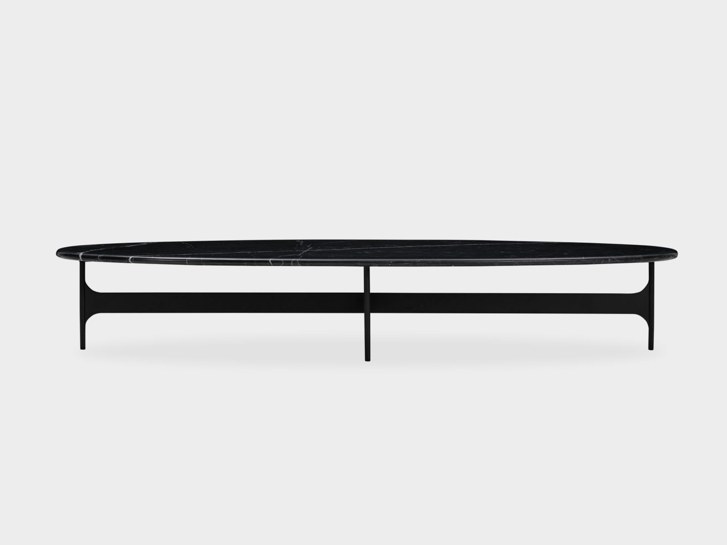 Wendelbo_Floema_Oval table_Black marble top_V2_300 dpi_Grey background