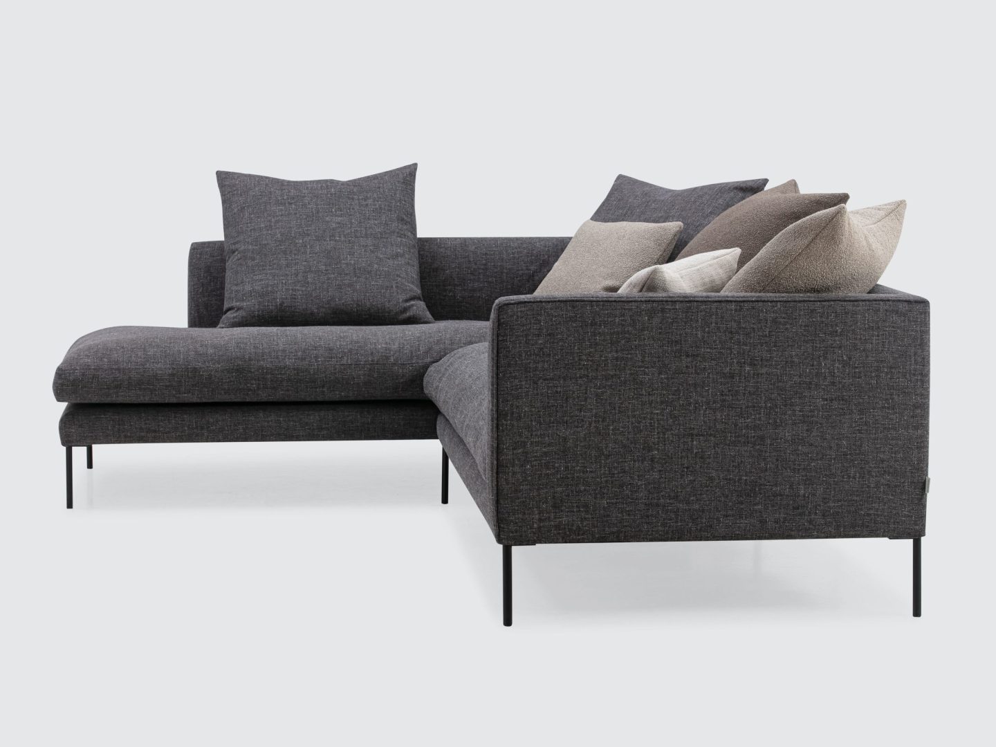 Wendelbo Sofa Blade mit Chaiselongue links seitlich